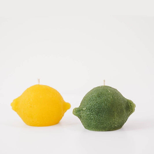 Lemon or Lime Beeswax Candle