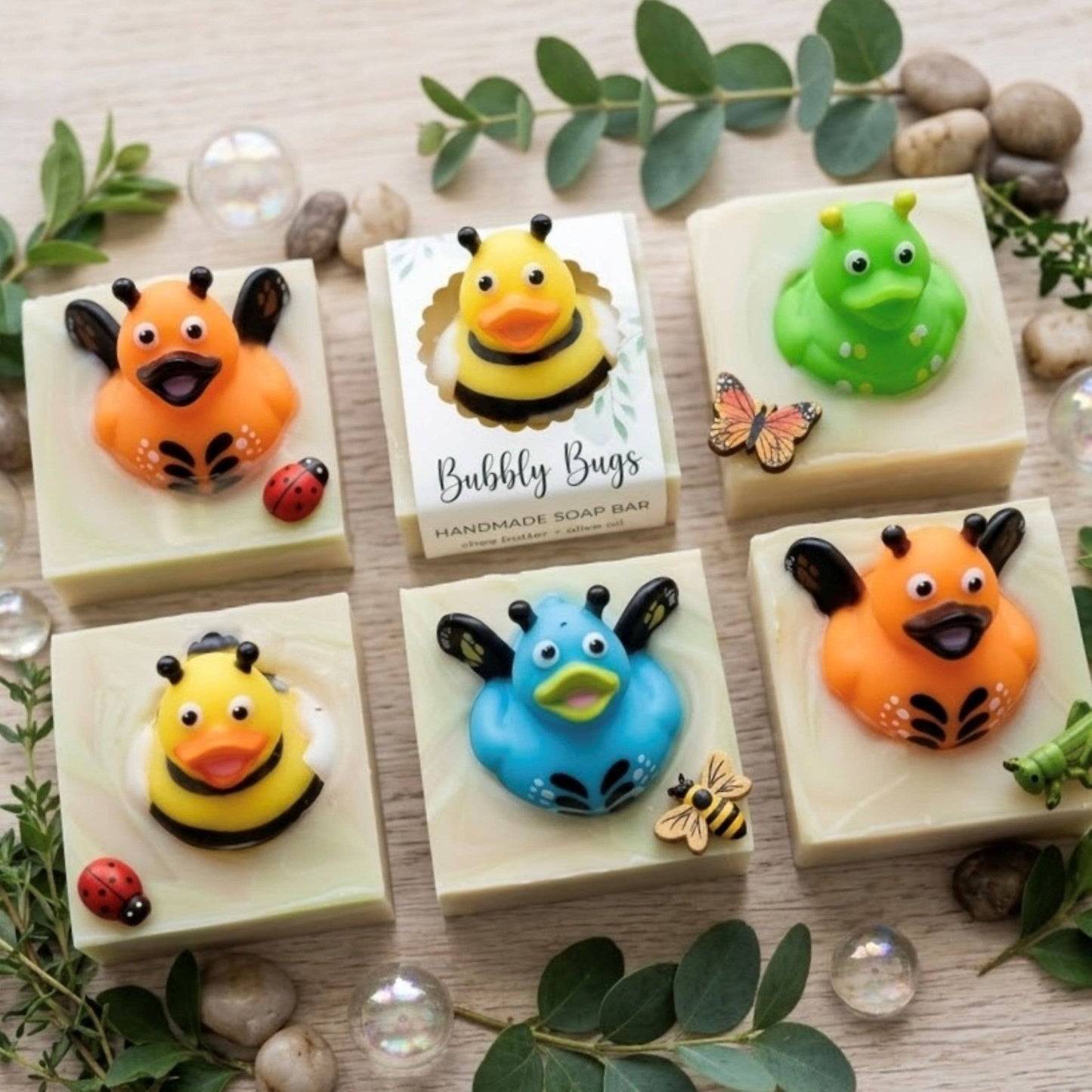 Bubbly Bugs Handmade Novelty Soap Bar VEGAN COLD PROCESS