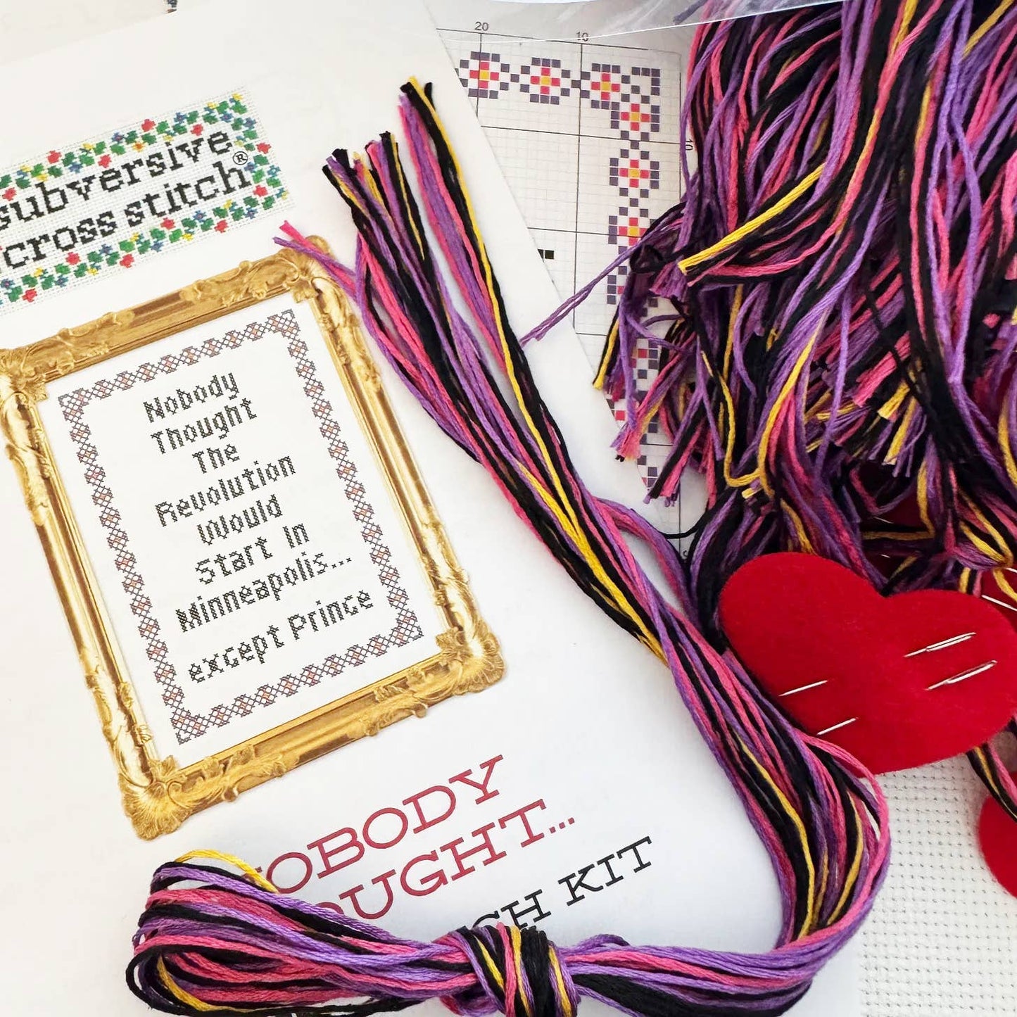 Nobody Thought the Revolution Deluxe Cross Stitch Kit