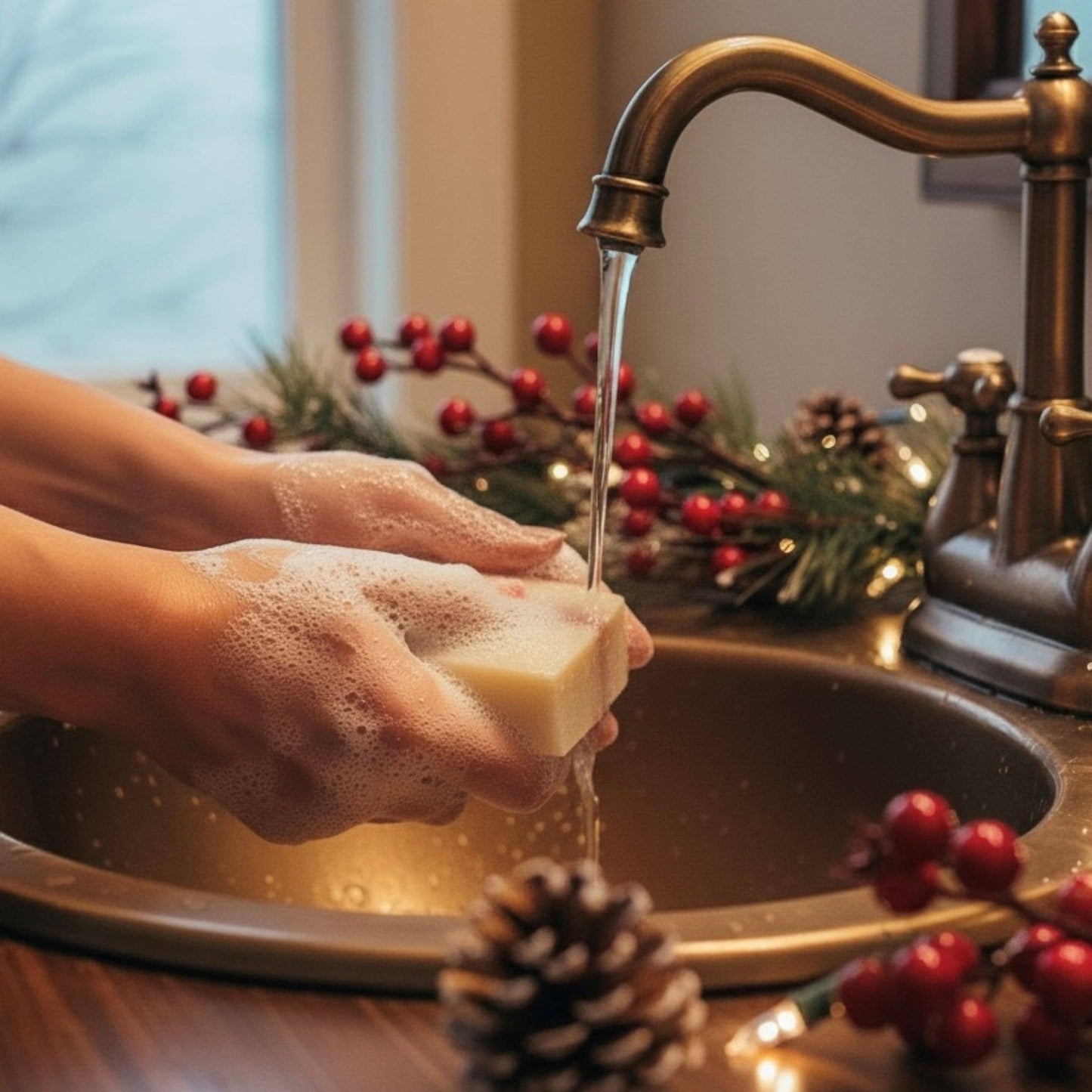 Winter Berry Handmade Soap Bar
