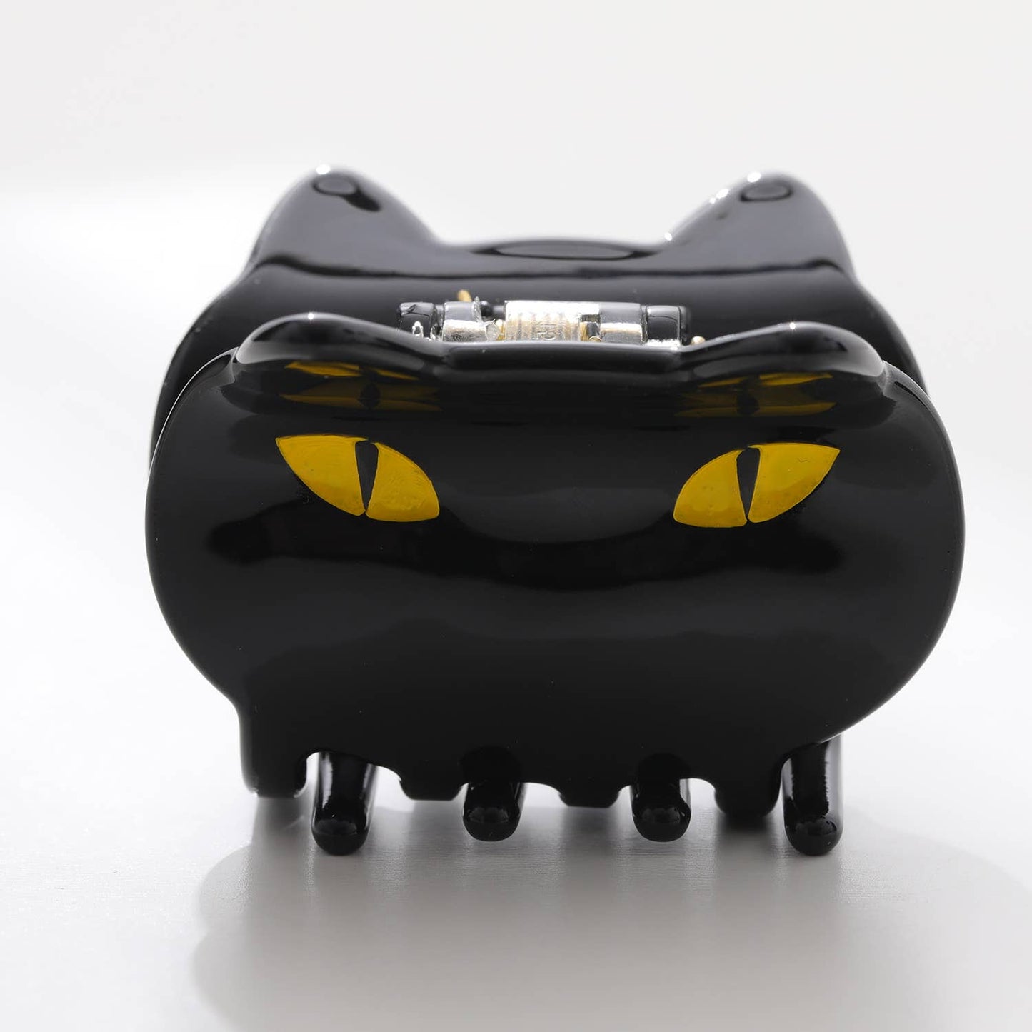 Black Cat Face Claw Clip - Small