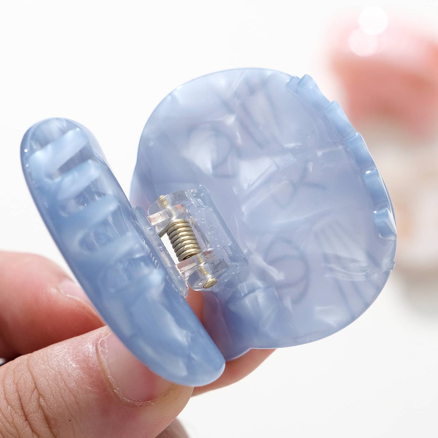 Saltwater Kitty Cat | Small Cat Face Claw Clip