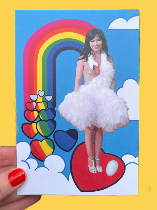 POSTCARD Red Carpet Swan