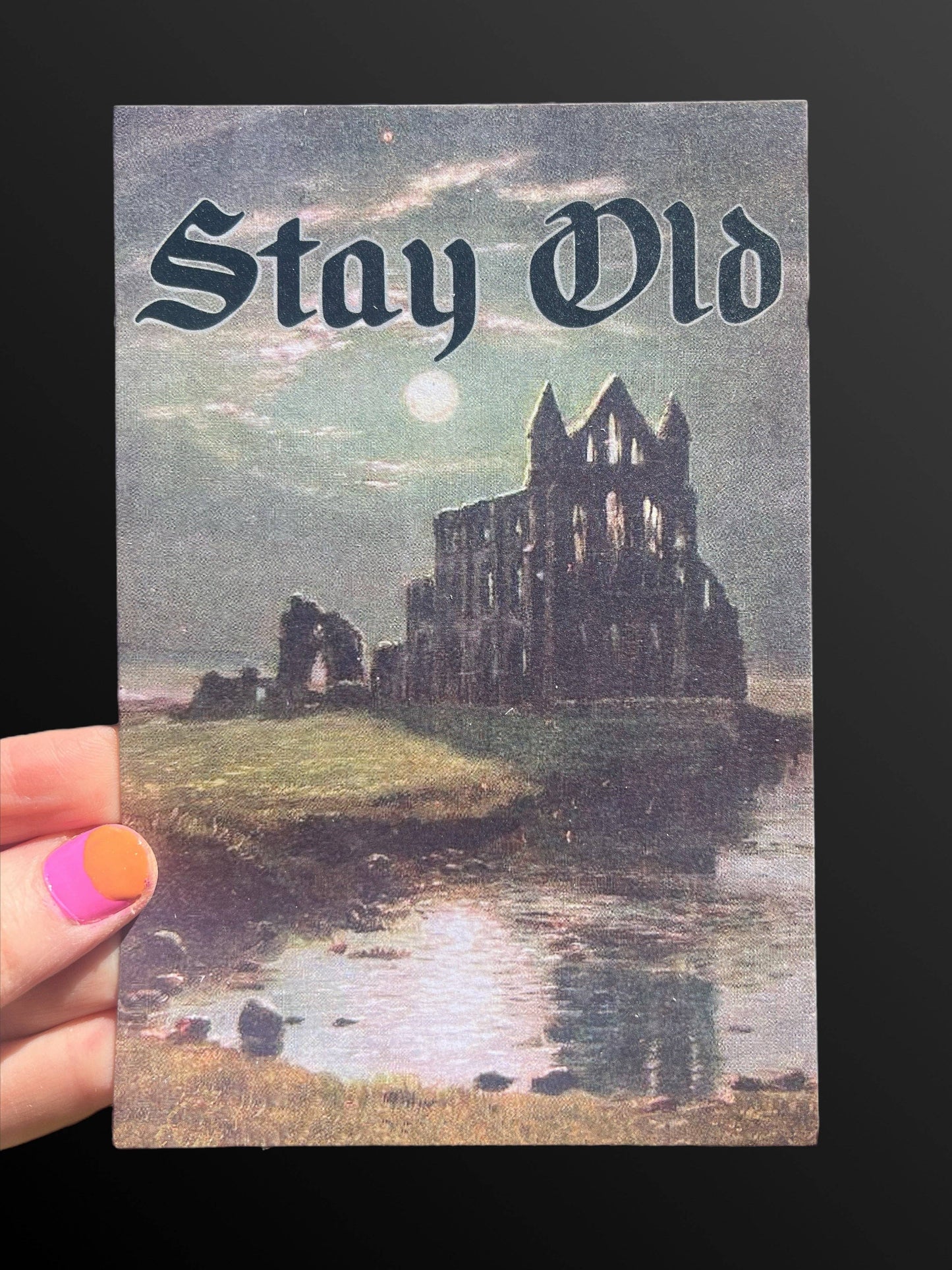 POSTCARD Stay Old RUINS