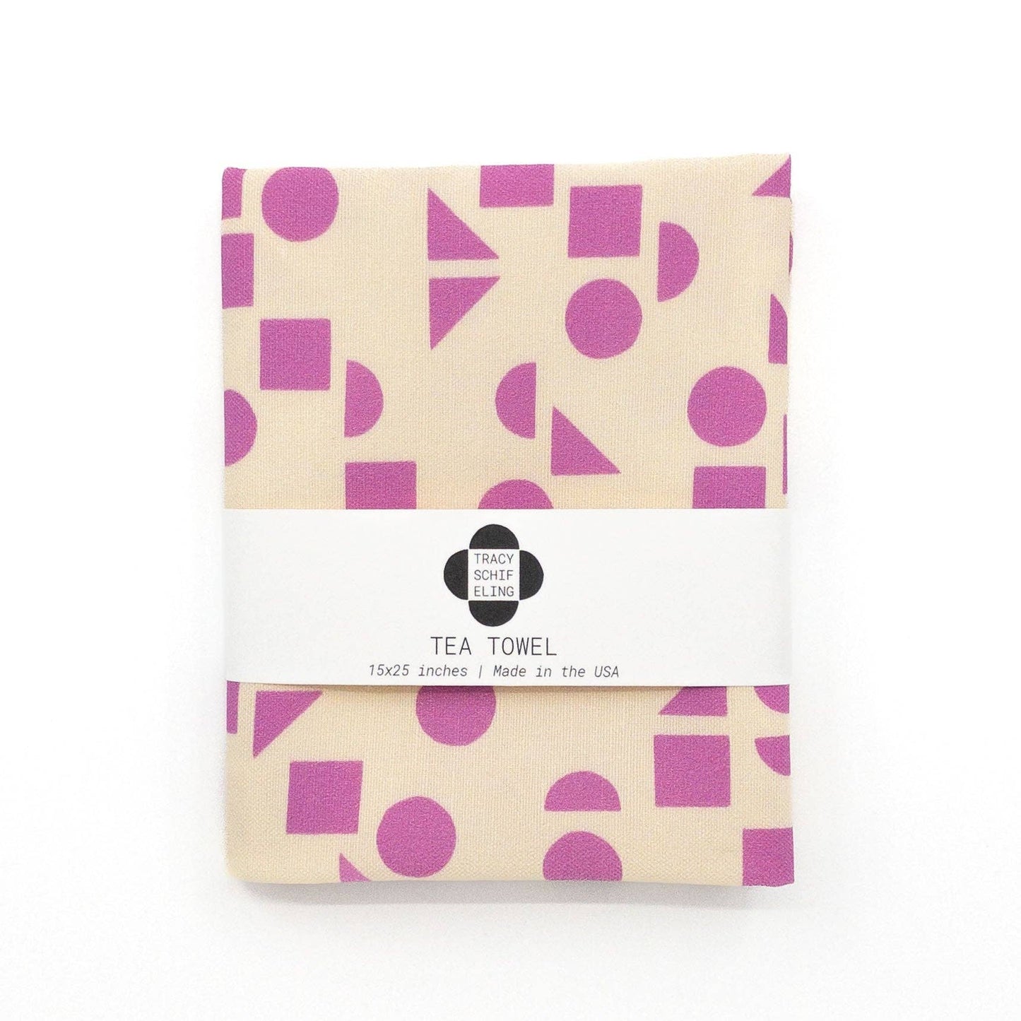 Playful Geometric Tea Towel | Made in the USA