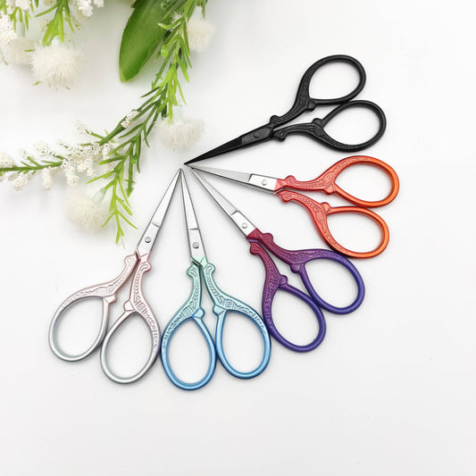 Pattern Stainless Steel Stylish scissors