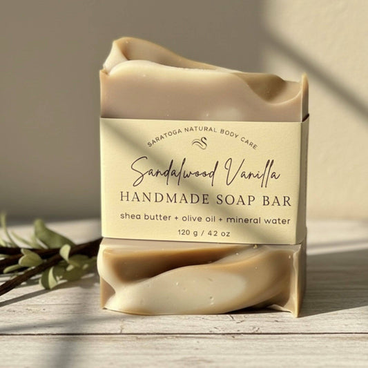 Sandalwood Vanilla Handmade Soap Bar