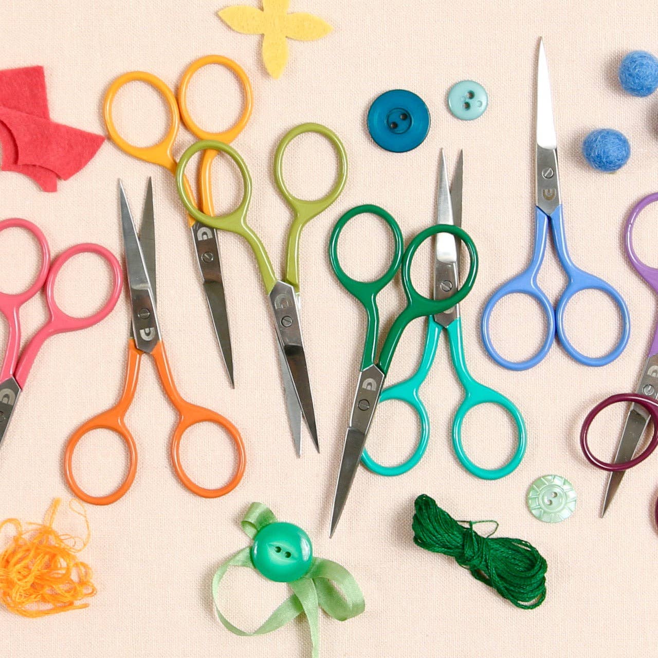 Embroidery Scissors, Marigold