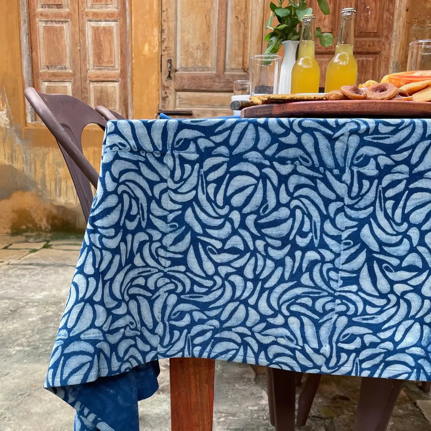 Indigo Tablecloths Handmade Fair-Trade