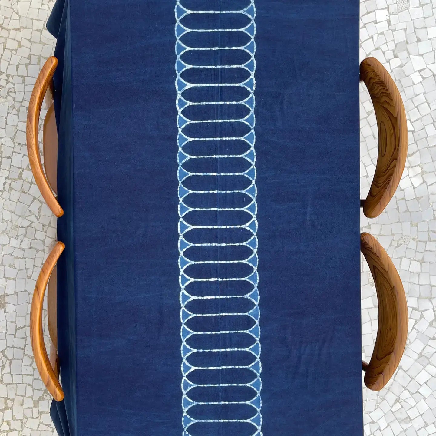 Together Indigo Tablecloth Handmade Fair-Trade