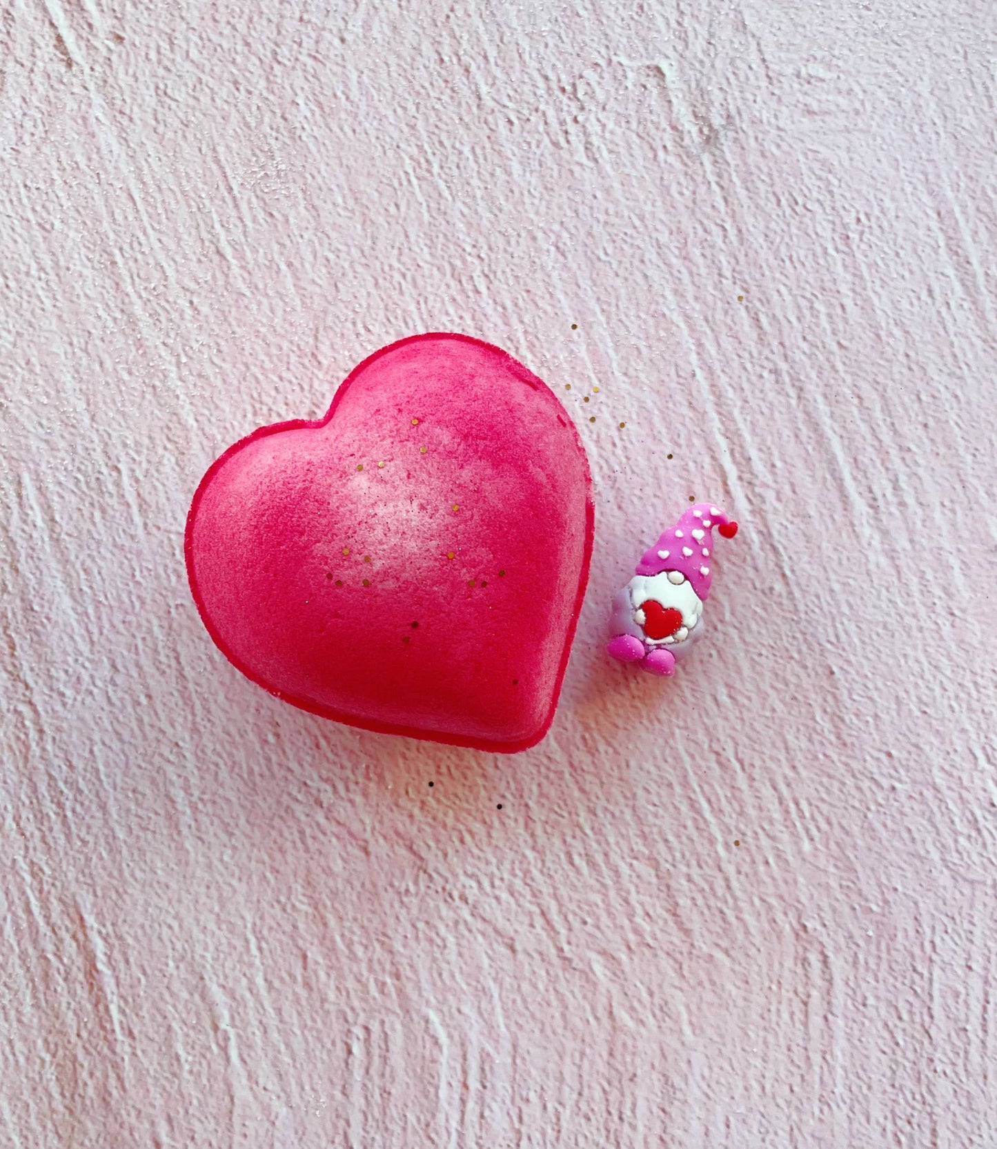 Red Heart Bath Bomb - with toy inside!