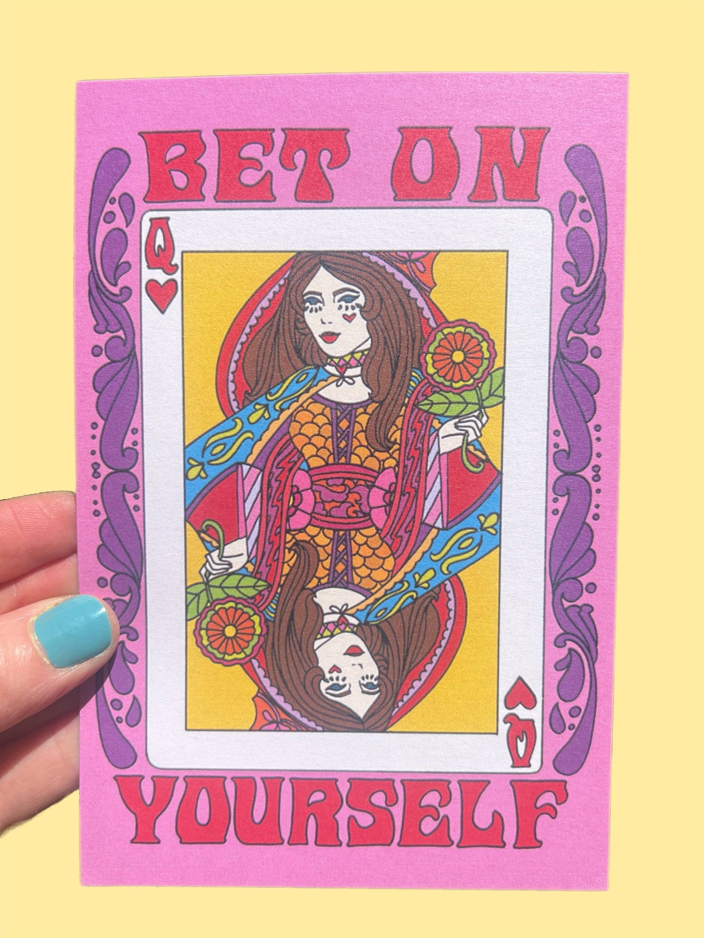 POSTCARD Bet on Yourself