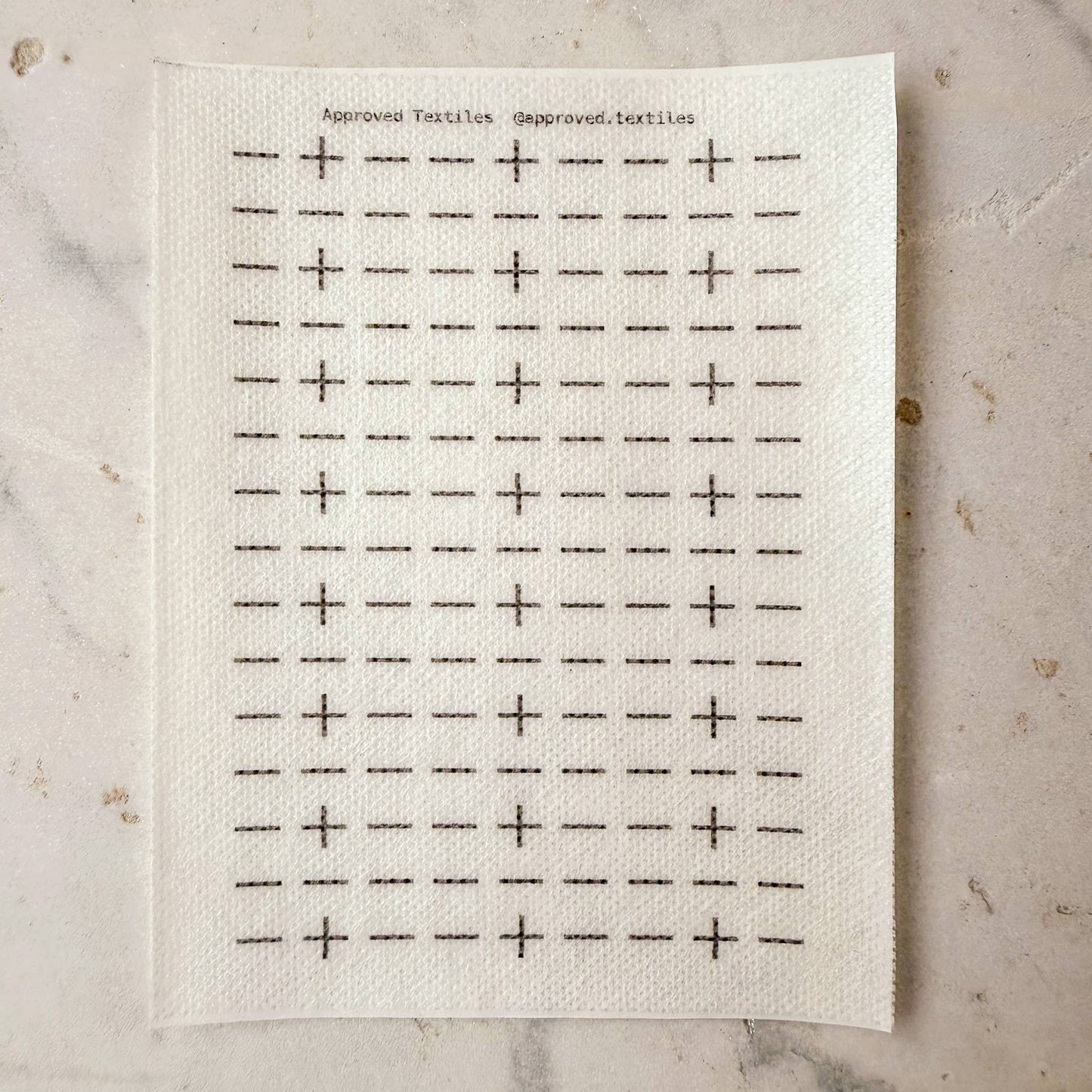 Agnes Martin Mending + Embellishment Transfer