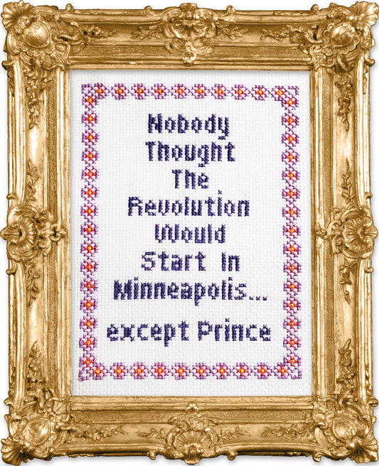 Nobody Thought the Revolution Deluxe Cross Stitch Kit