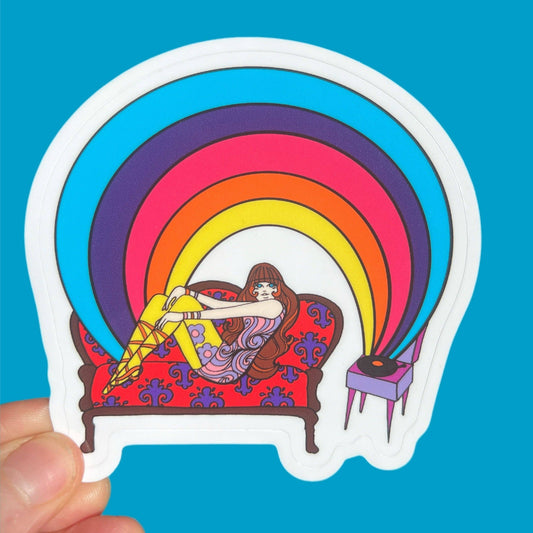 Vinyl Record Lover STICKER 3 Inch