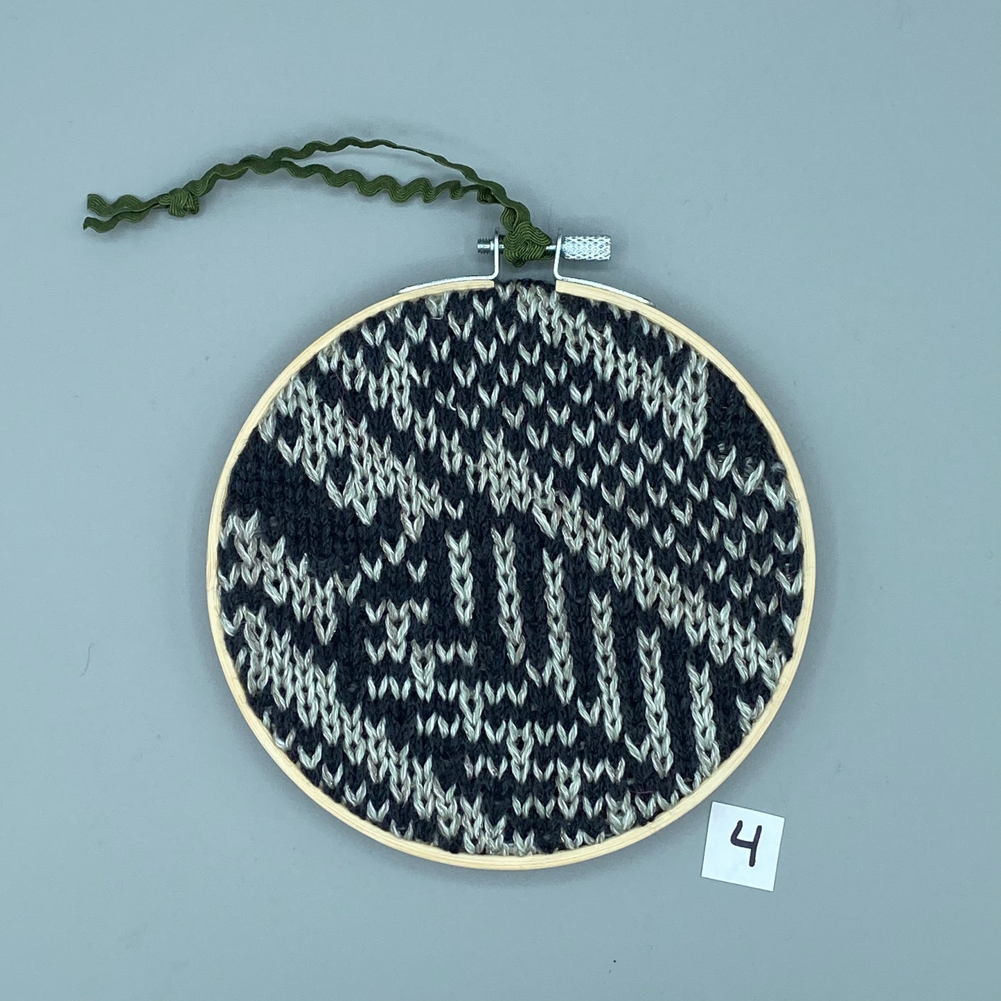 Knit Swatch Ornaments/Wall Hanging Large size