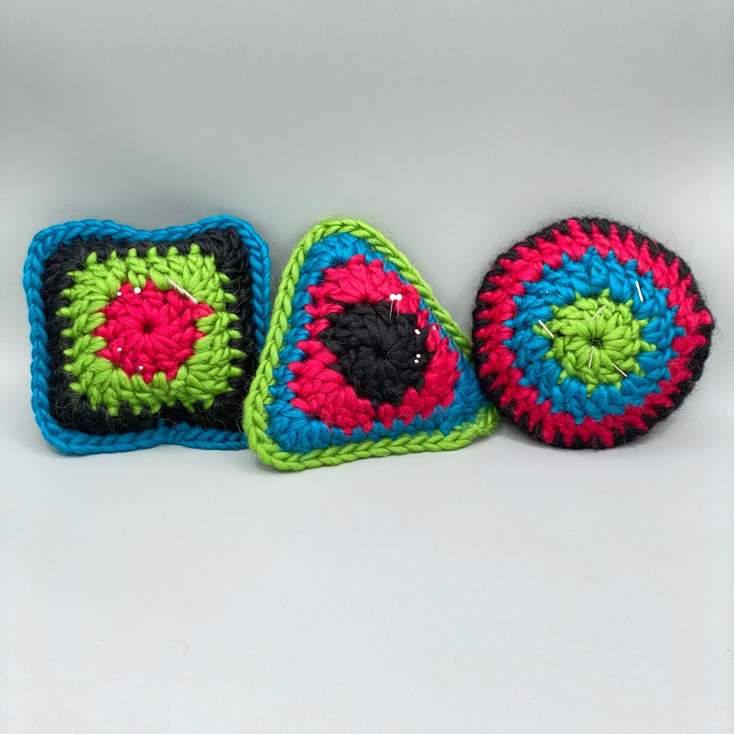 Handmade Crochet Pin Cushions
